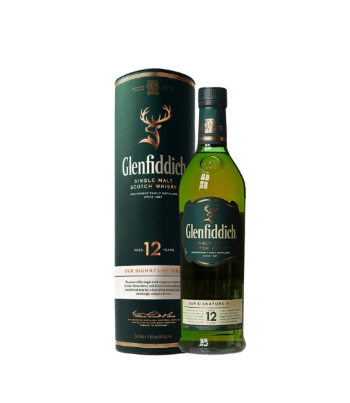 Glenfiddich Single Malt Scotch Whisky 12 Anni 40% 70cl Astucciato