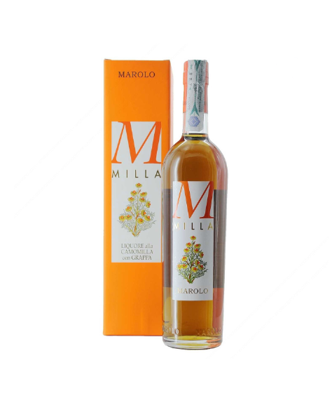 Liquore alla Camomilla con grappa 70cl 35%"Milla" Astucciato MAROLO