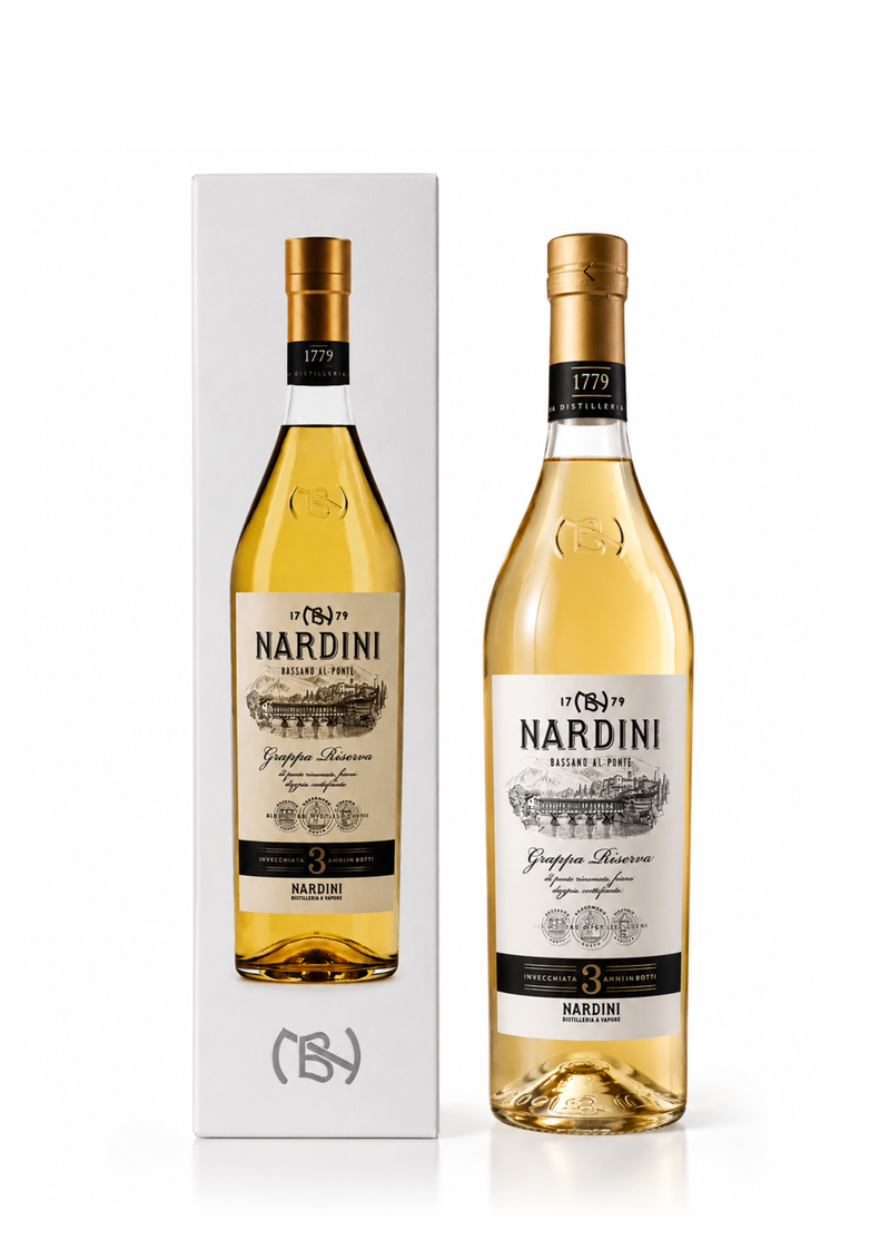 Grappa Nardini Riserva 3 Anni 70cl 50% Vol Astucciato