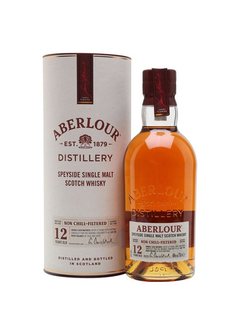 Aberlour 12 Year Old Non Chill-Filtered 48% 70cl Astucciato