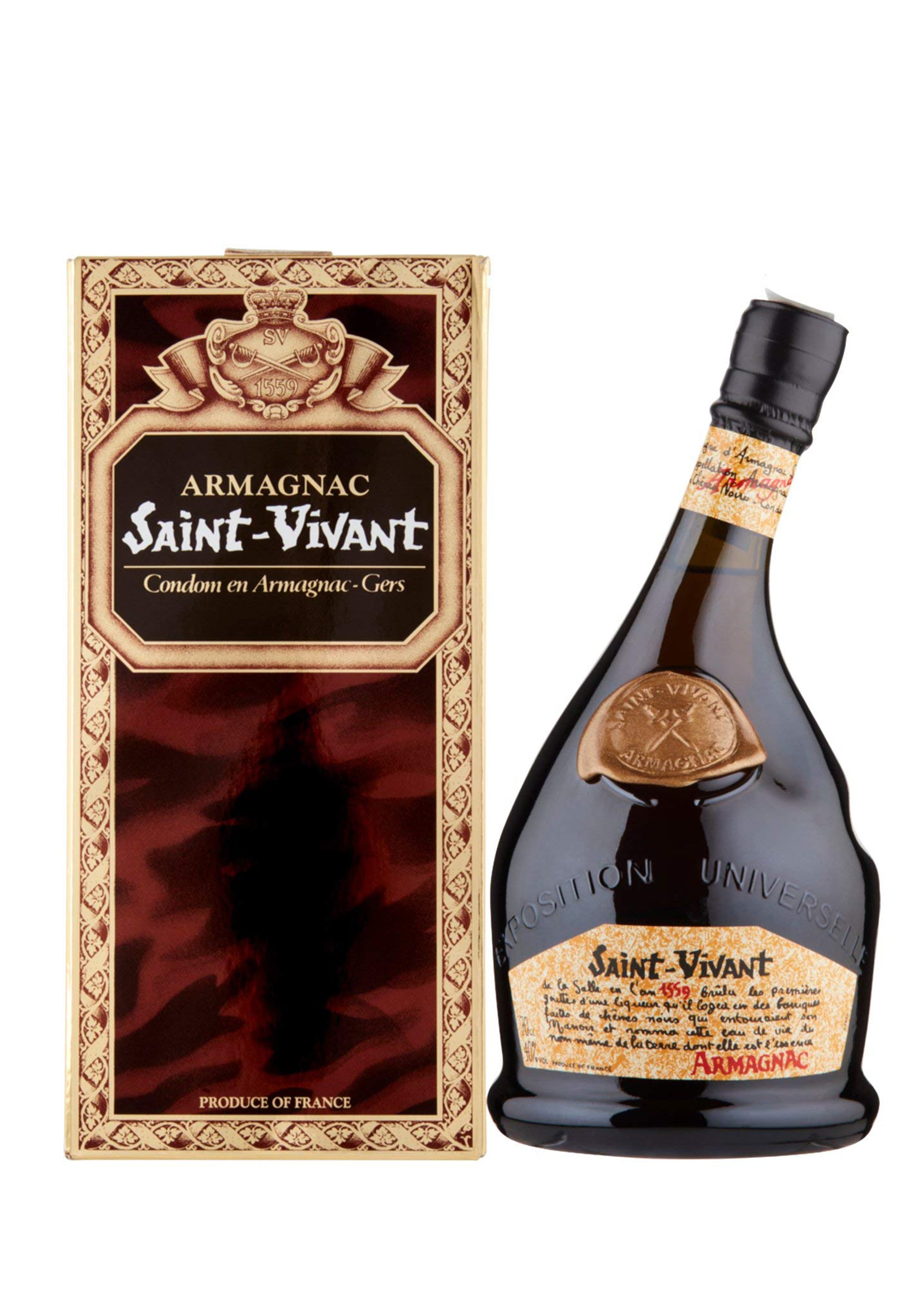 Armagnac Saint-Vivant 700ml 40% Vol Astucciato