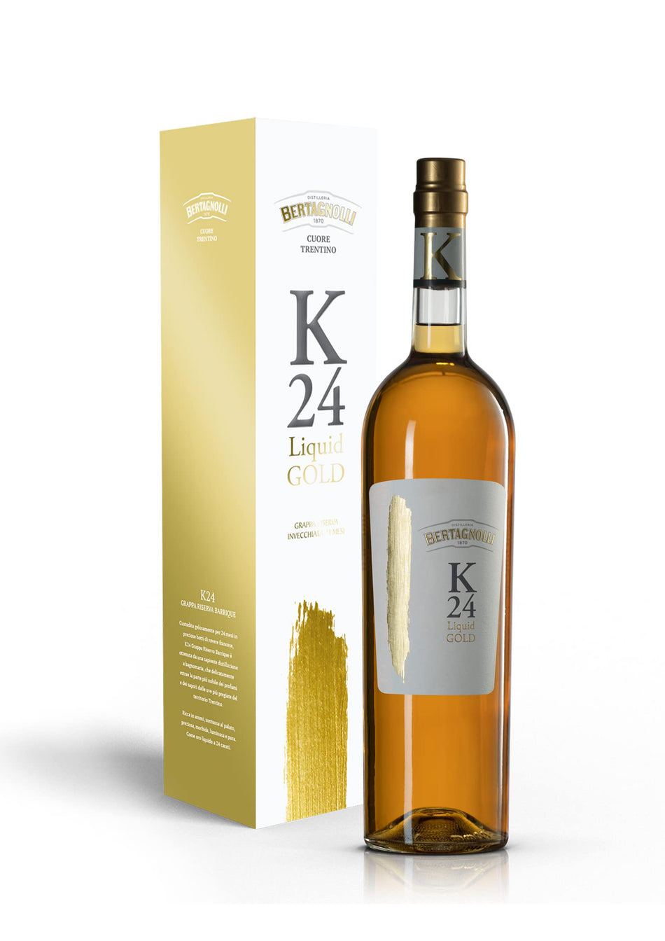 Bertagnolli Grappa K24 Riserva 24 Mesi Barrique 42% vol. 150cl Magnum