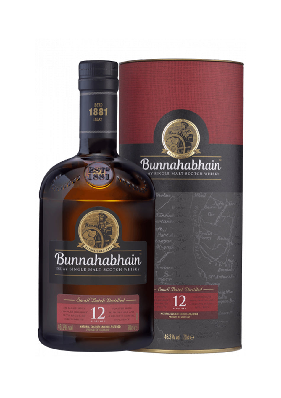 Bunnahabhain 12 Year Old 70cl Astucciato