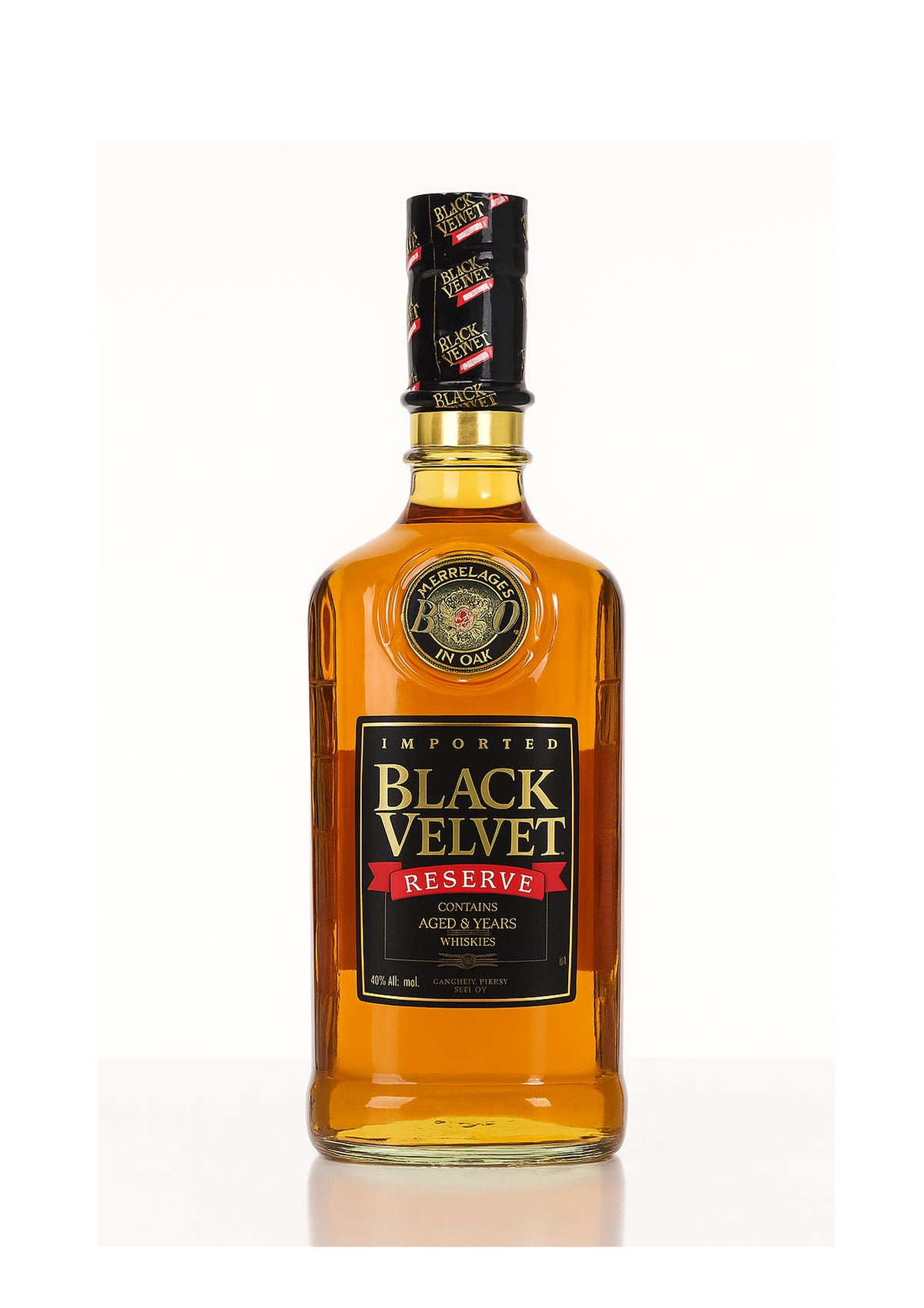 Canadian Whisky Black Velvet Reserve 8 Anni