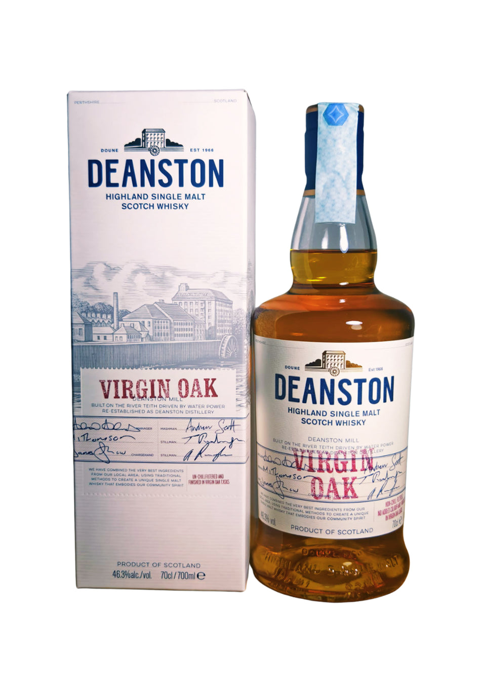 Deanston Virgin Oak – Highland Single Malt Scotch Whisky 70cl 
