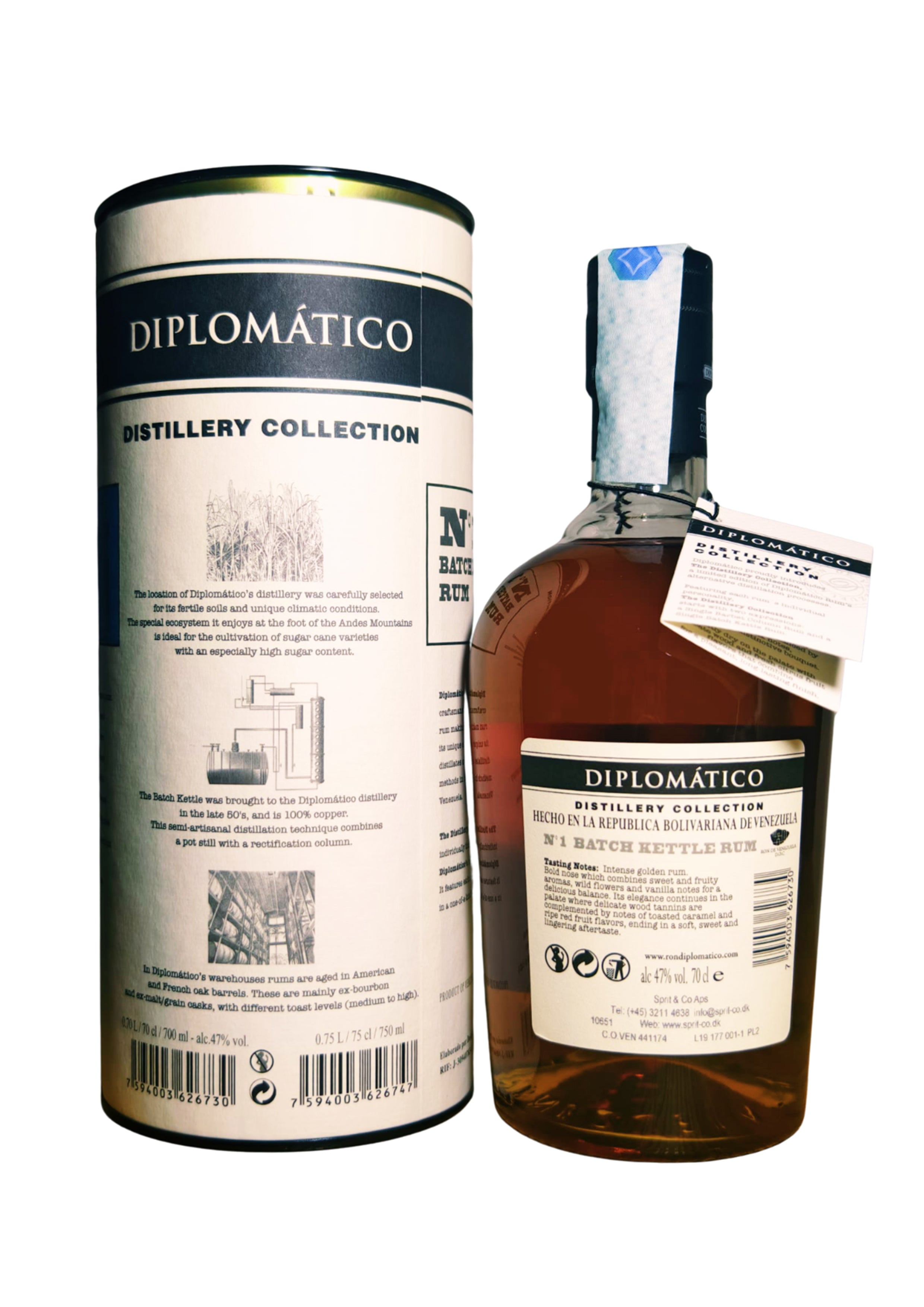 Diplomatico Distillery Collection No.1 Batch Kettle Rum 
