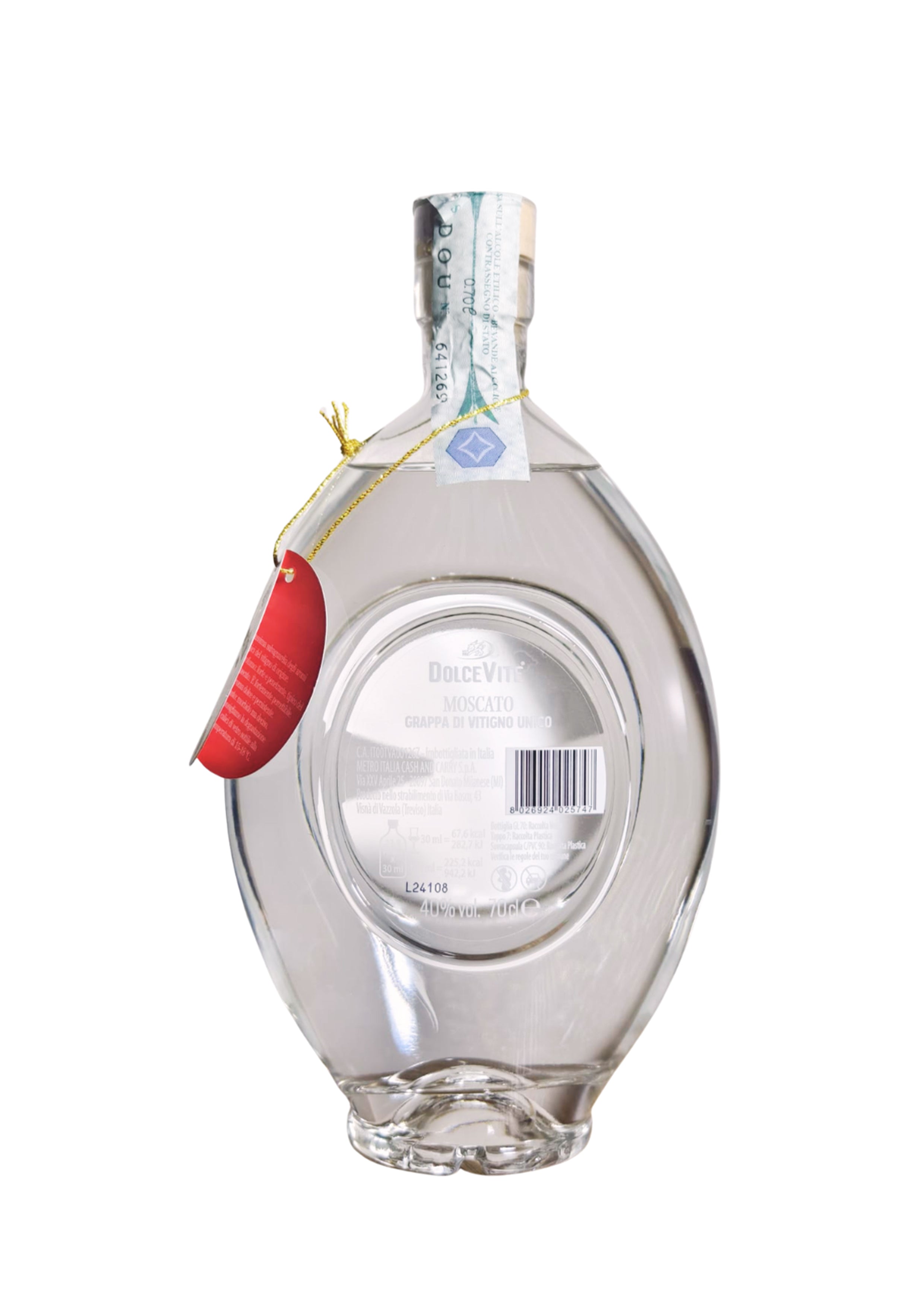 Dolcevite Grappa di Moscato 700ml 