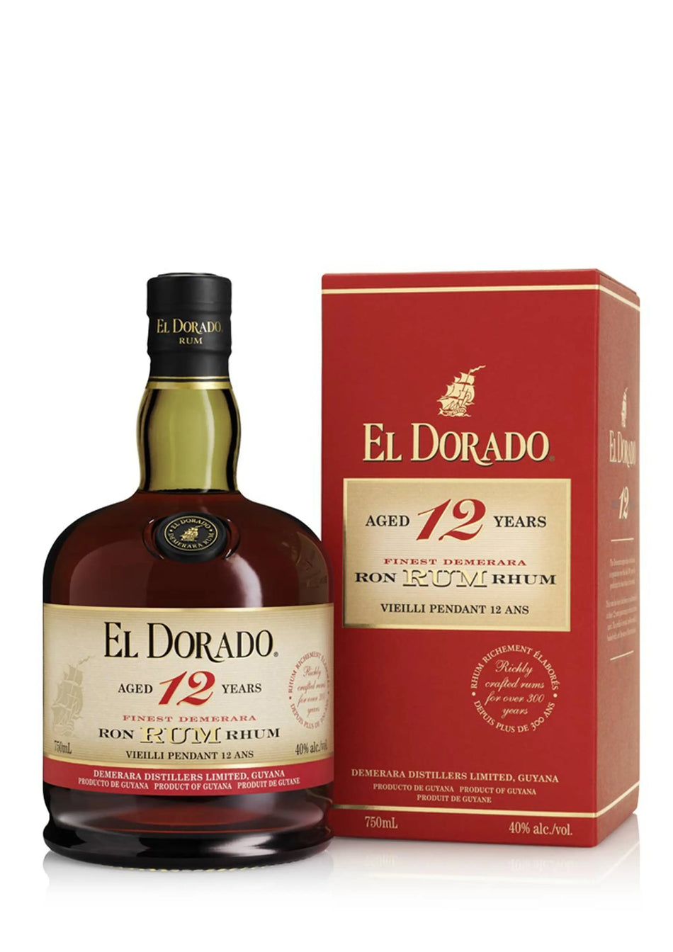 El Dorado Rum 12 YO 70cl el dorado rum