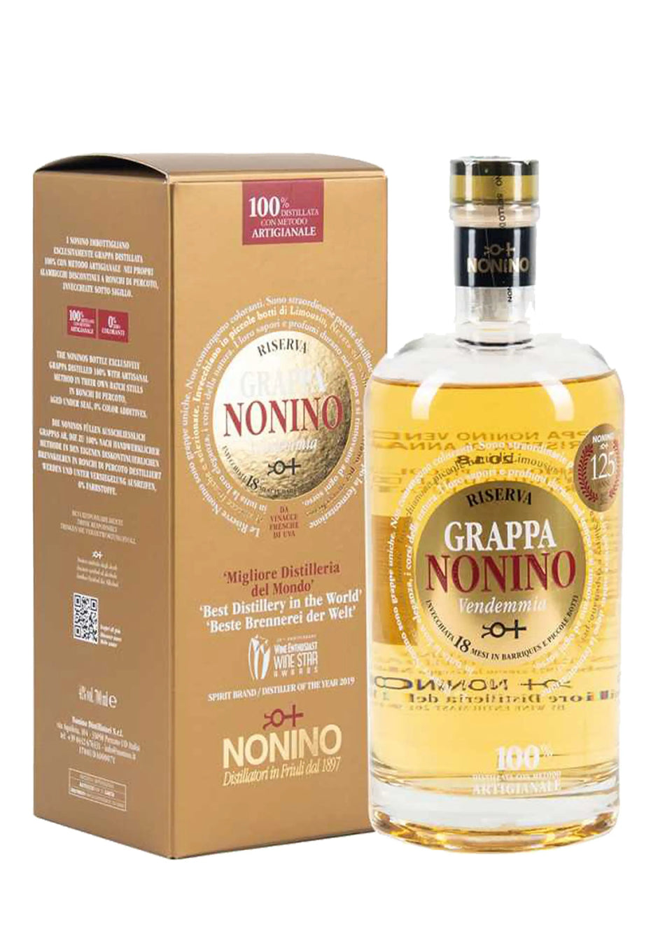 Grappa Artigianale Nonino Vendemmia Riserva 70cl (Astucciato) NONINO