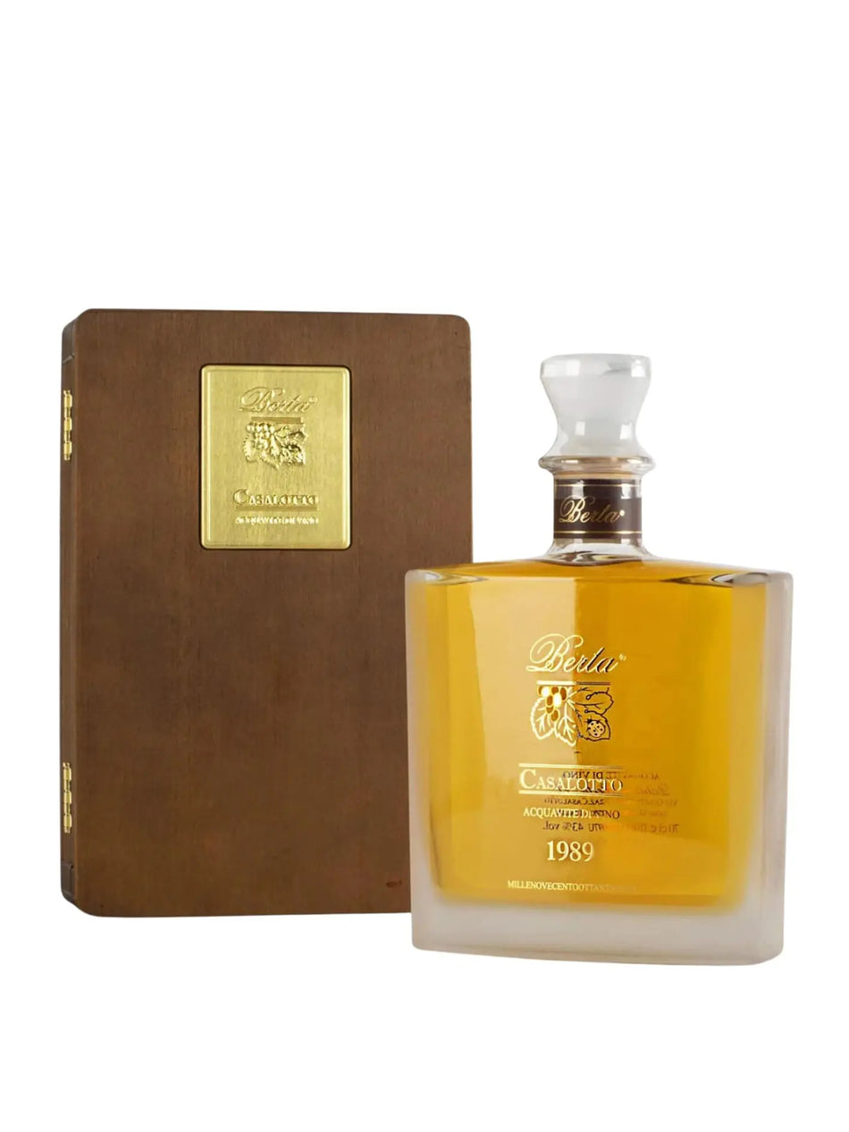 Grappa Berta Casalotto 1989 Astucciata in Legno 70cl Berta