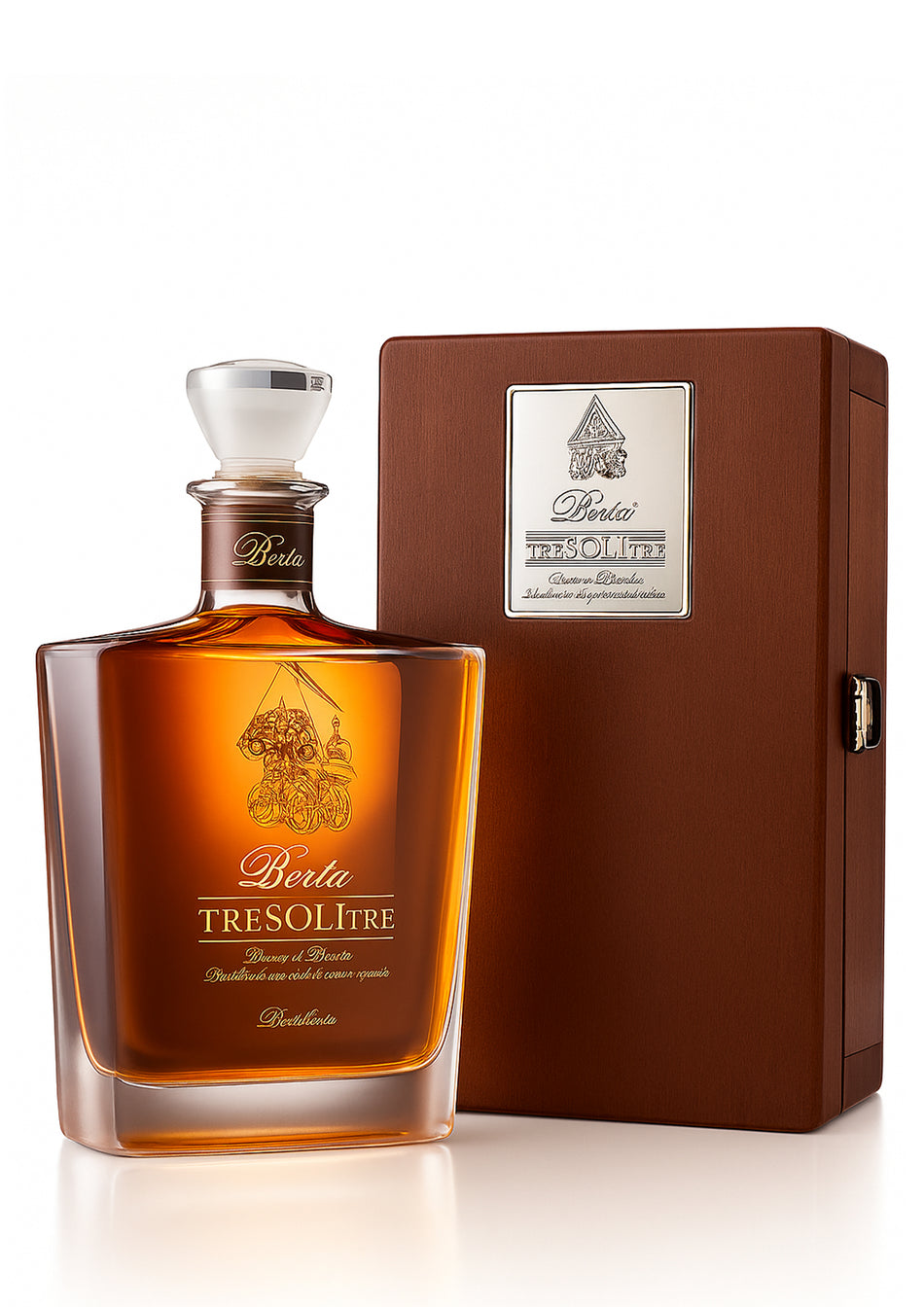 Grappa Berta Tre Soli 2014 Astucciata in Legno 70cl