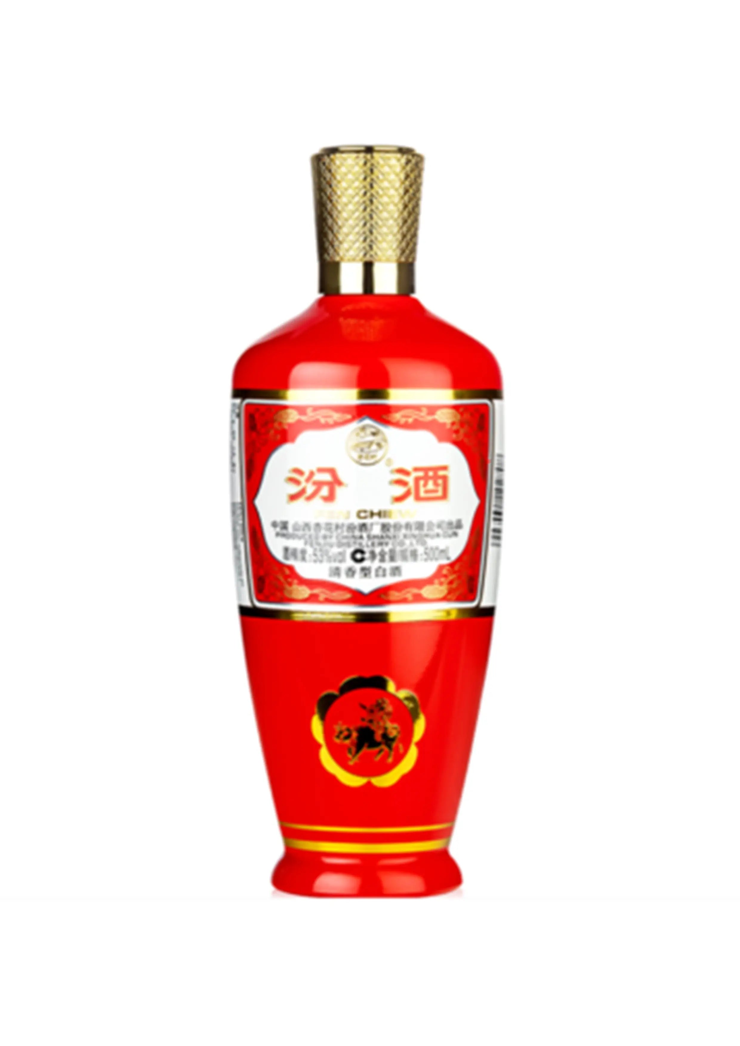 Grappa Fen Chiew 53% Bottiglia Ceramica Rossa 50cl SHANXI XINGHUACUN