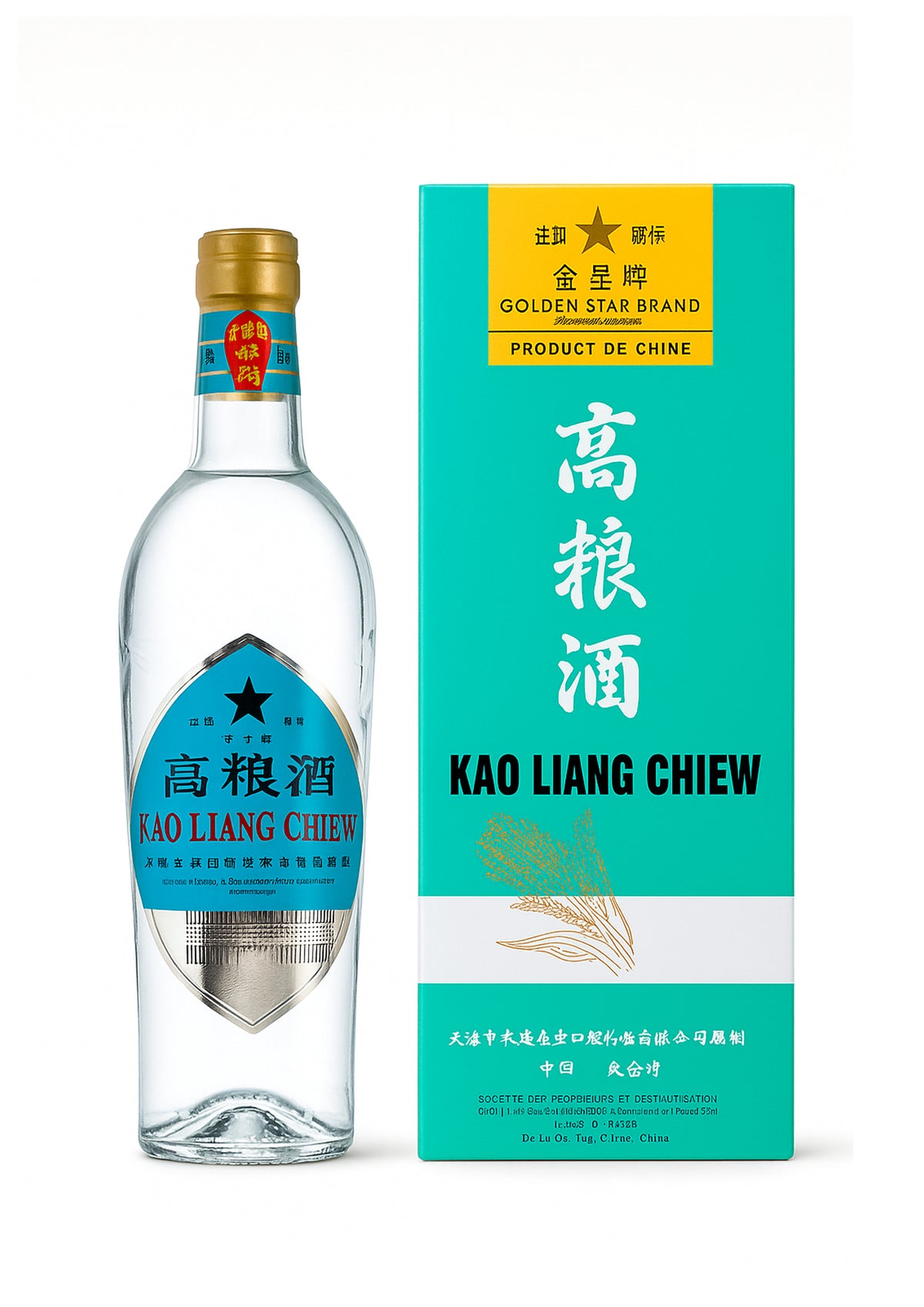 Grappa di Riso Golden Star 62%-50cl