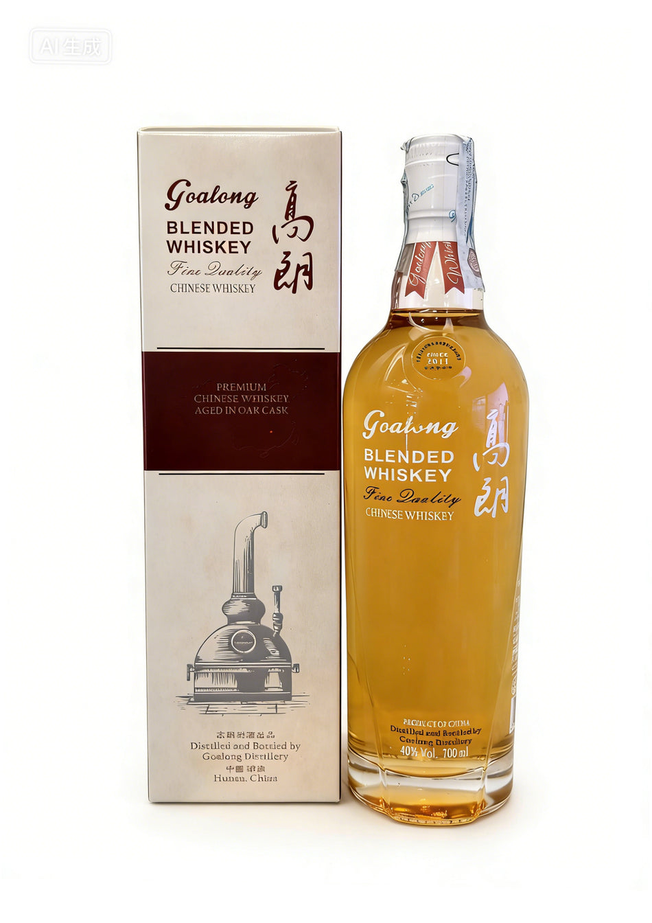 Goalong Premium Blended Oak Cask Chinese Whiskey 70cl