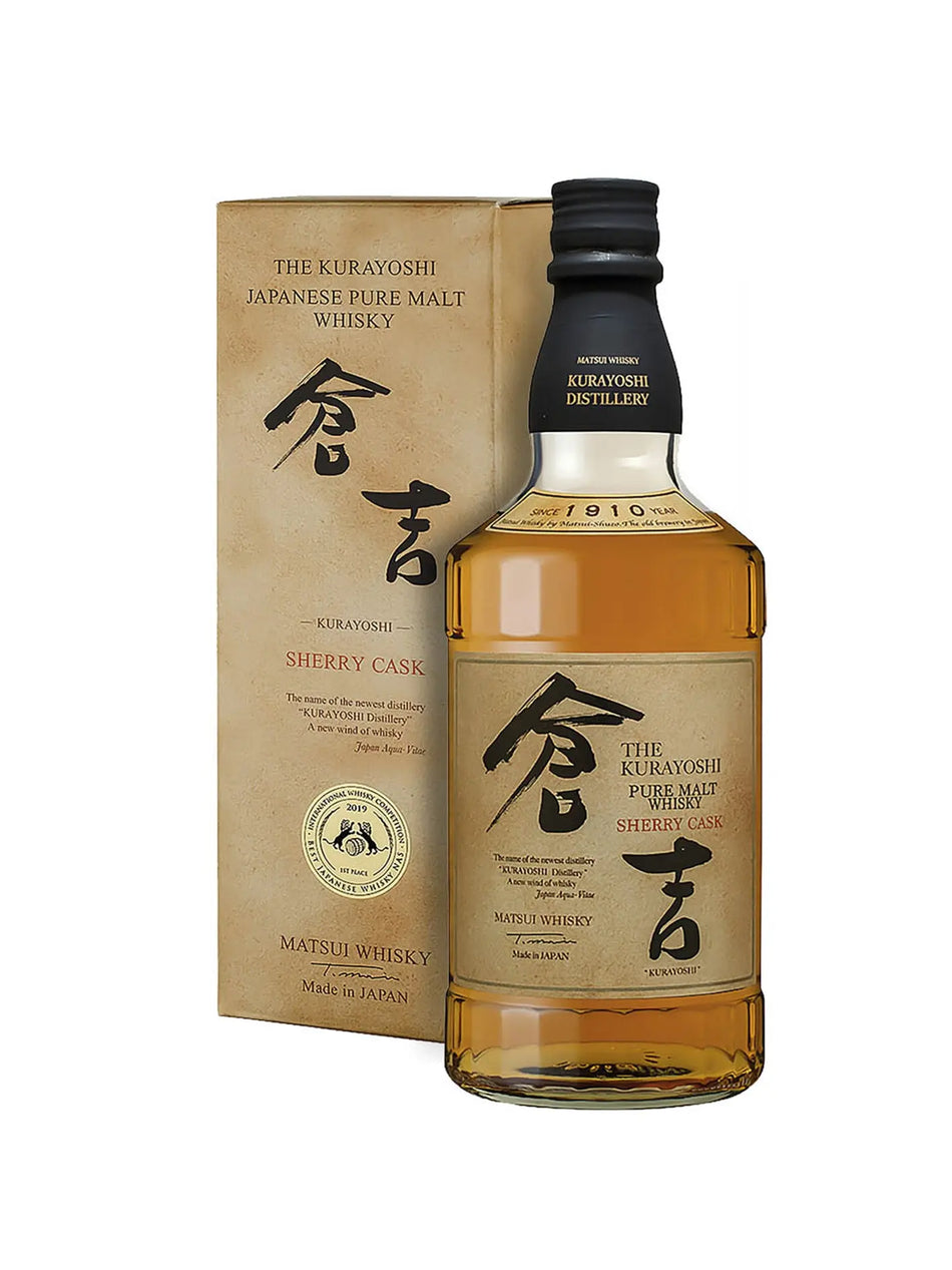 Japanese Pure Malt Whisky Sherry Cask The Kurayoshi Matsui distilleria kurayoshi