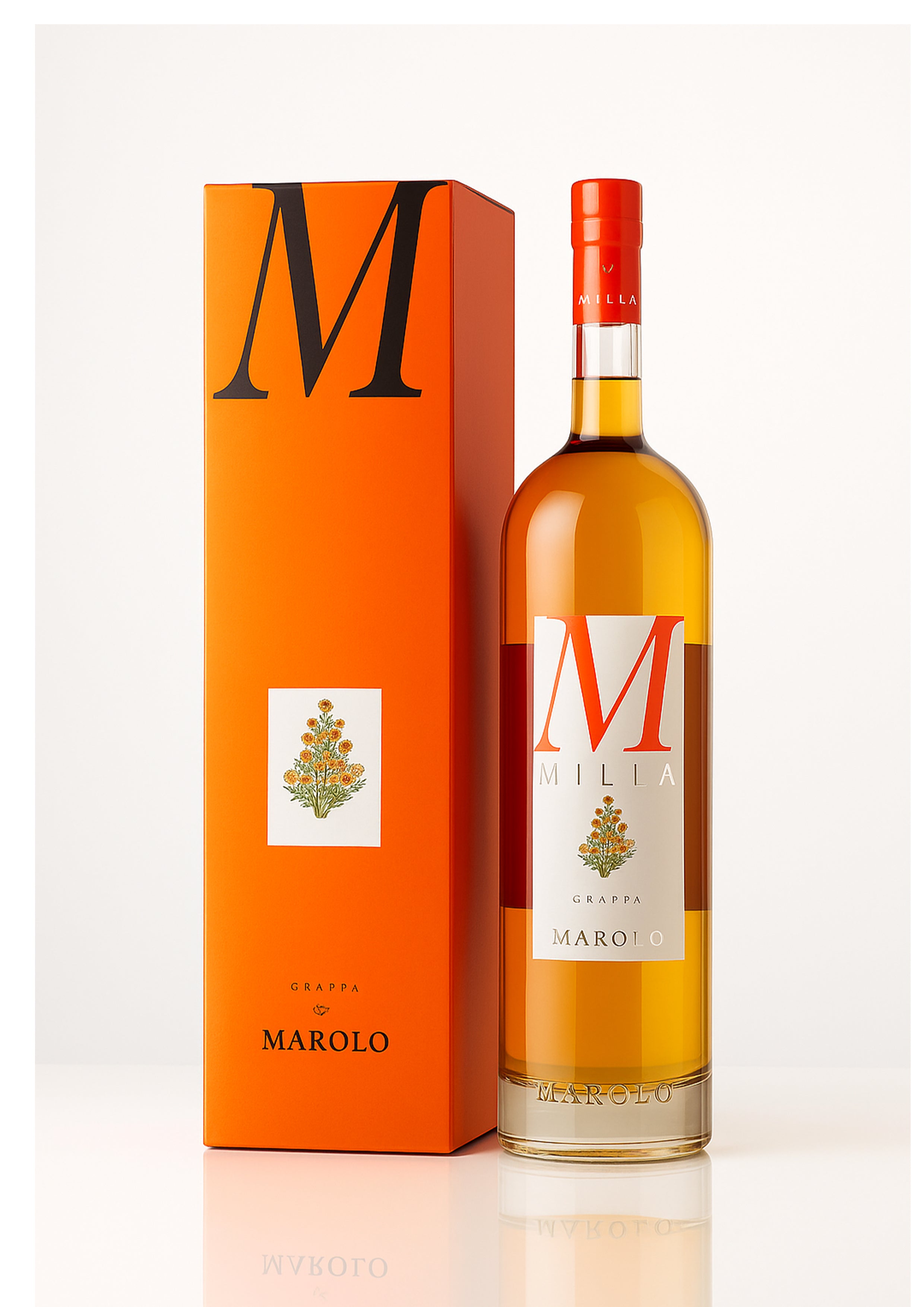Liquore alla Camomilla con grappa Milla Marolo 70cl