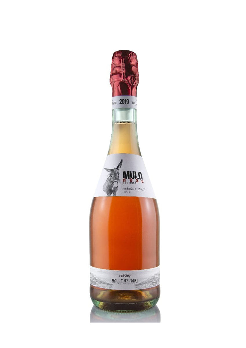 Spumante Rosé DOC Pas Dosé Mulo - Cascina Valle Asinari 2019