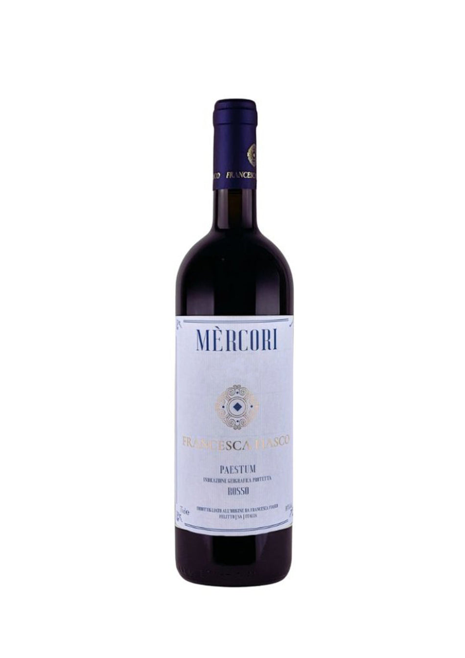 Paestum IGP Rosso Mercori 2017 Francesca Fiasco