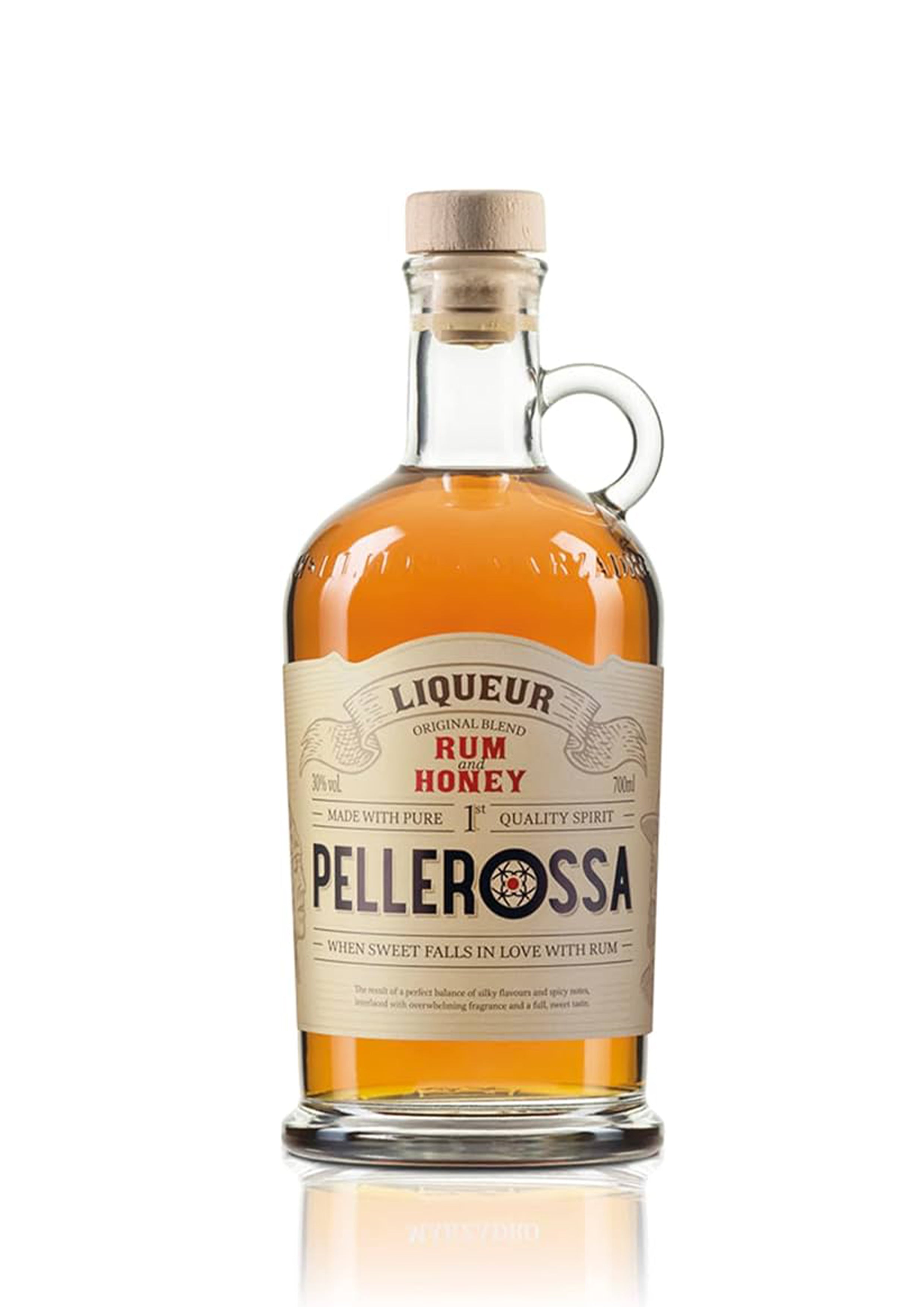 Pellerossa Rum & Honey Liquore 700ml 30% Vol