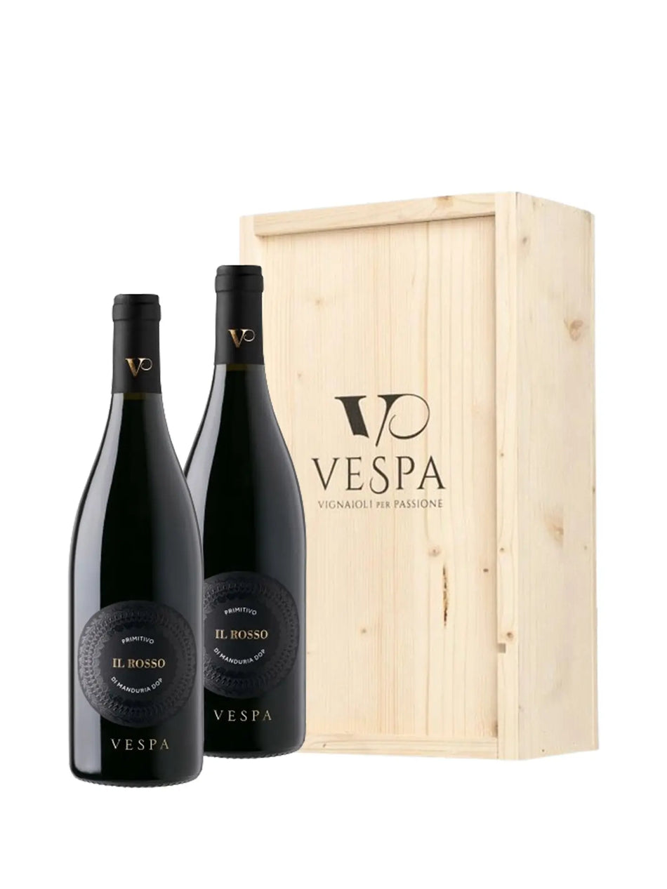 Primitivo di Manduria Il Rosso dei Vespa Confezione da Due Vespa