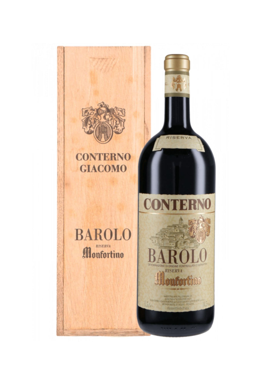Barolo Monfortino Riserva Giacomo Conterno 2015 1.5L Magnum (Cassetta in Legno)