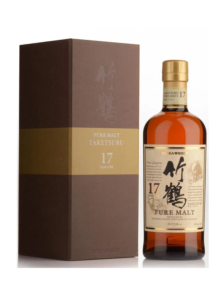 Pure Malt Japanese Whiskey Taketsuru 17 anni - Nikka 70 cl Astucciato Nikka