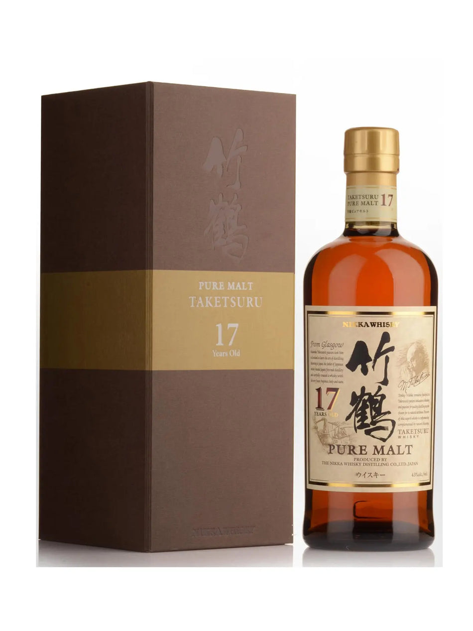 Pure Malt Japanese Whiskey Taketsuru 17 anni - Nikka 70 cl Astucciato Nikka