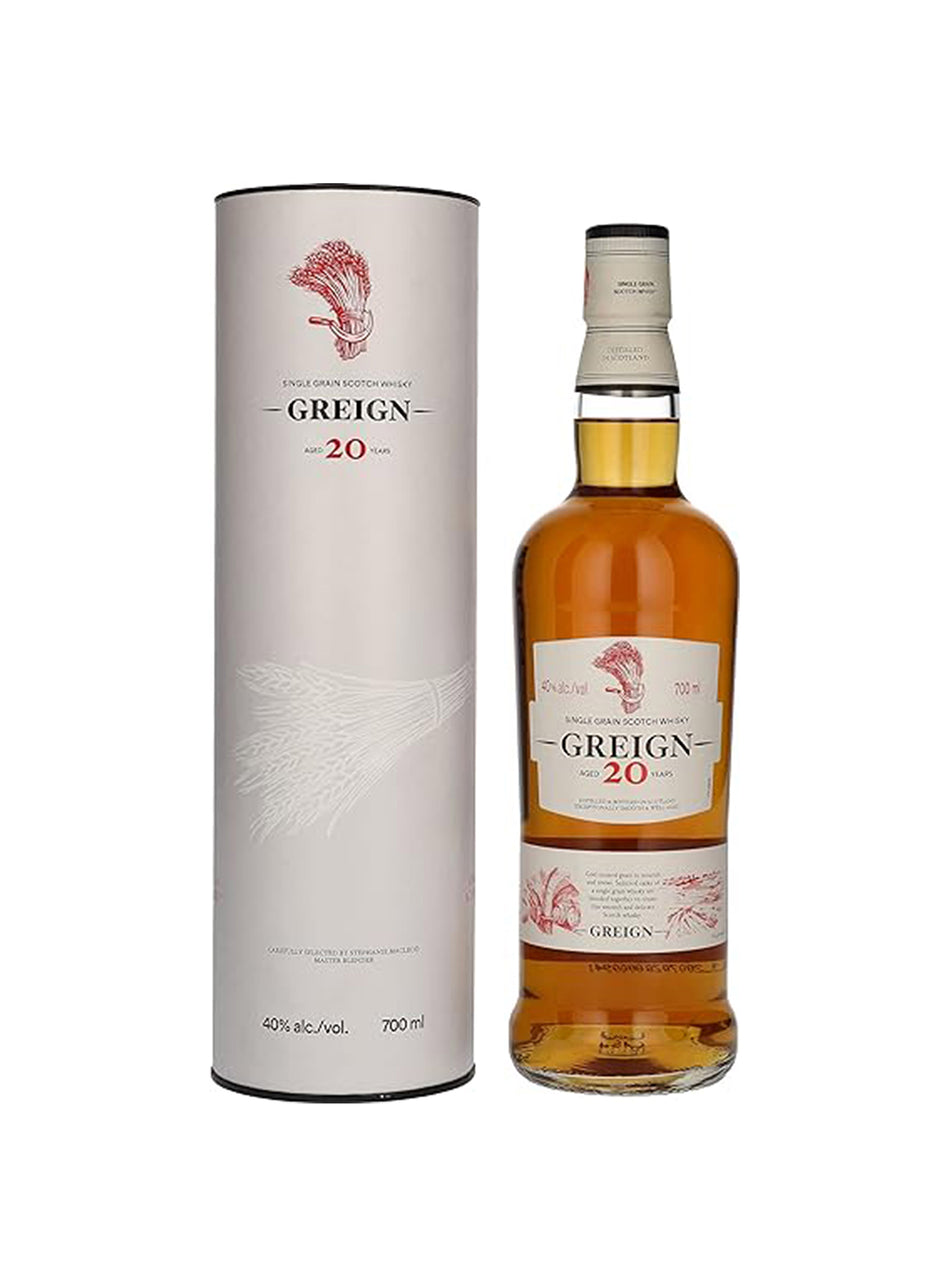 Scotch Whisky Greign 20 Years Old Single Grain 70cl