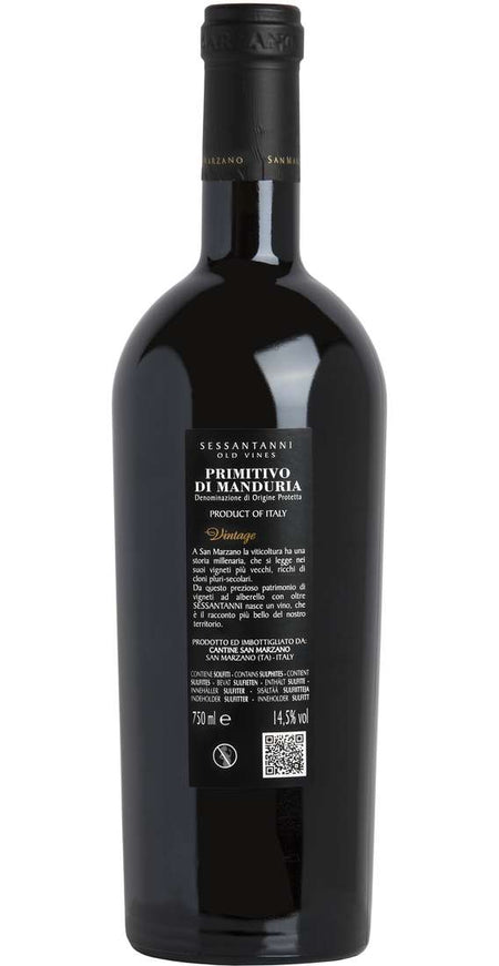 Sessantanni Primitivo di Manduria Vintage 2019 San Marzano 1
