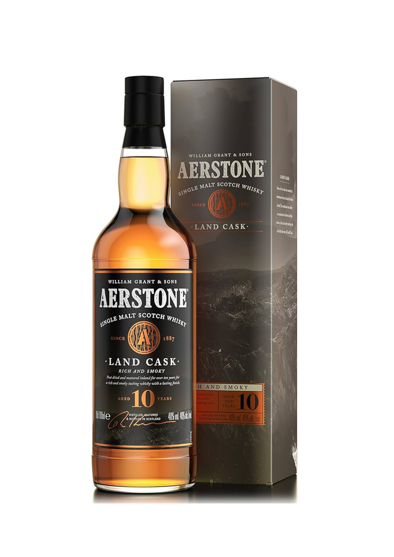 Single Malt Whisky Aerstone 10 Anni Land Cask 70cl
