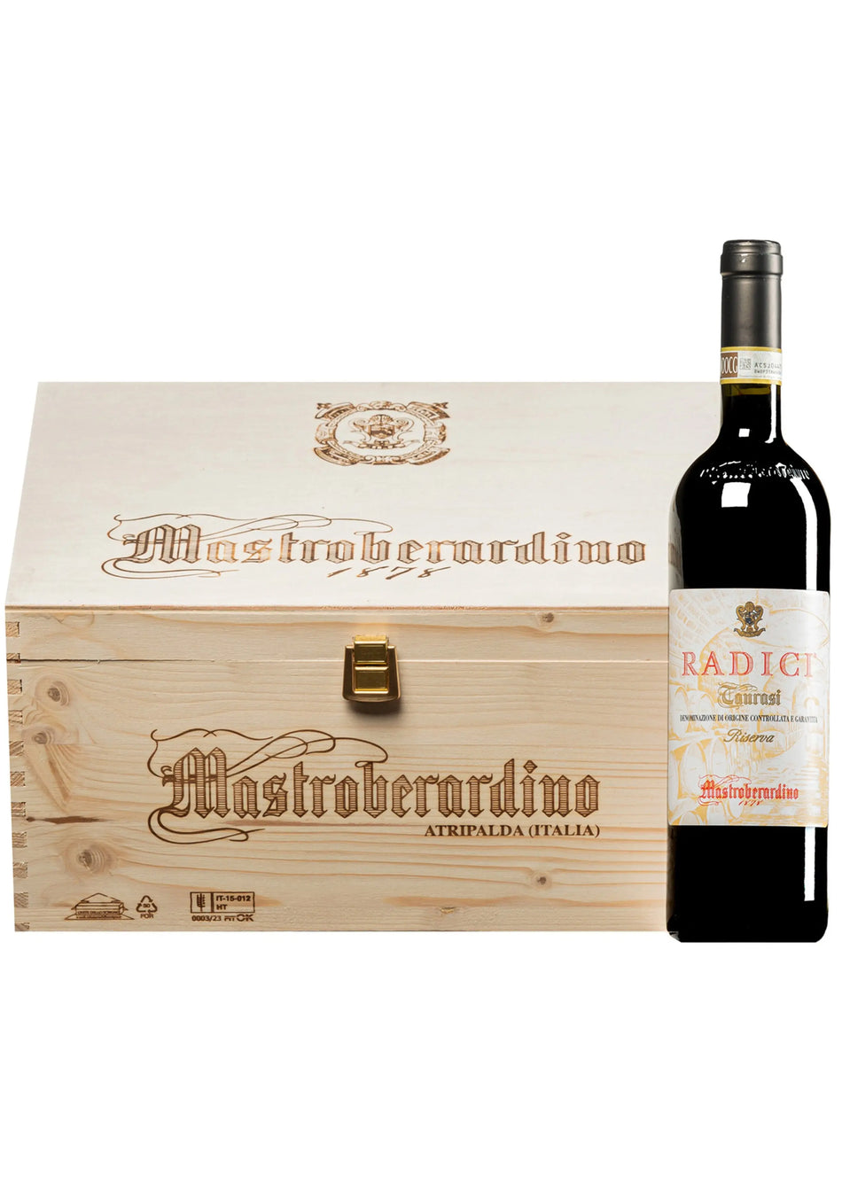 radici taurasi cassa di legno