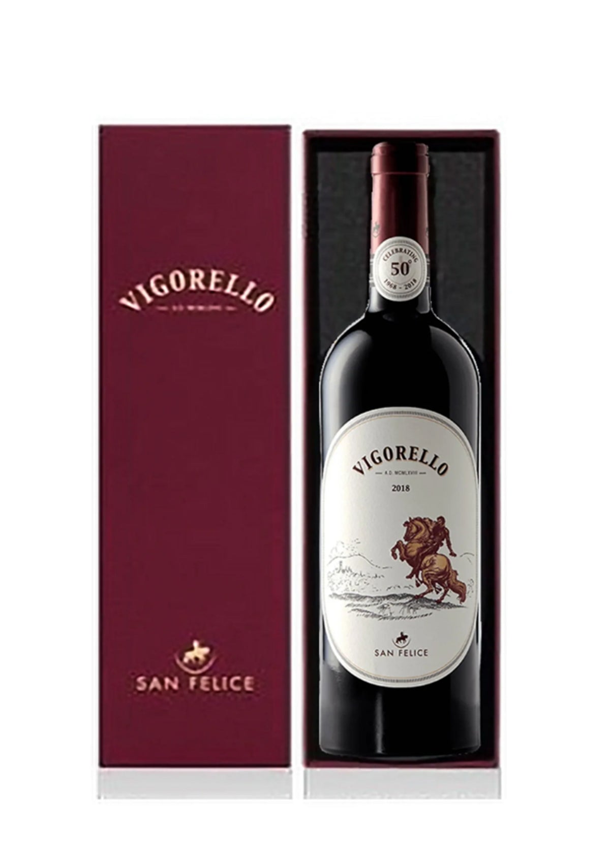 Toscana Rosso IGT "Vigorello" 50° Anniversario 2018 - San Felice
(con Astuccio)