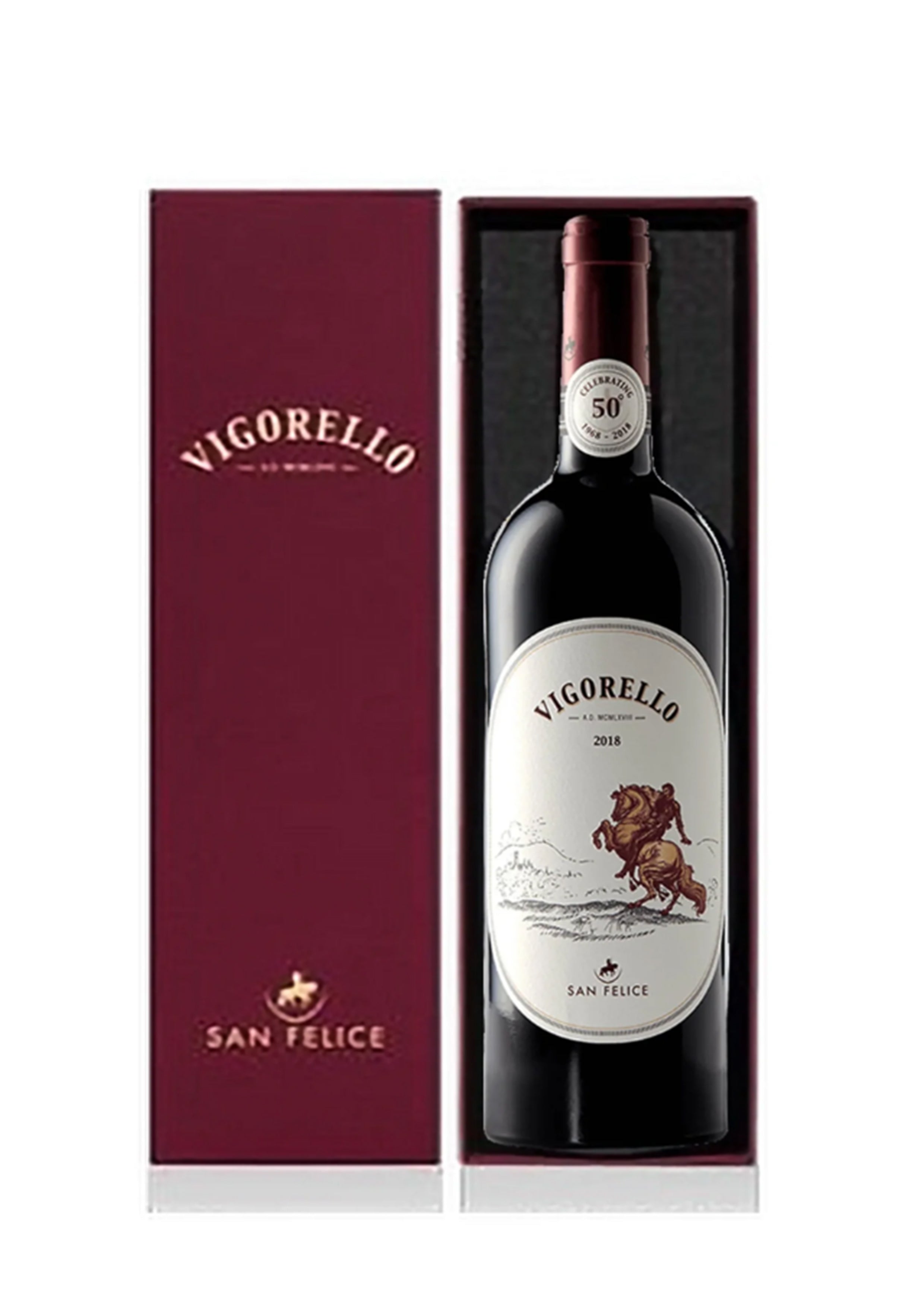 Toscana Rosso IGT "Vigorello" 50° Anniversario 2018 - San Felice
(con Astuccio)