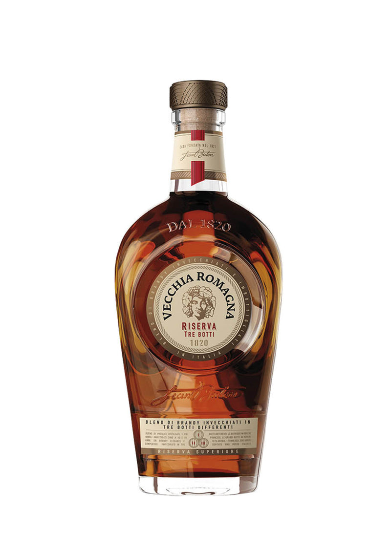 Brandy Riserva Tre Botti Vecchia Romagna 700ml 40.8%Vol