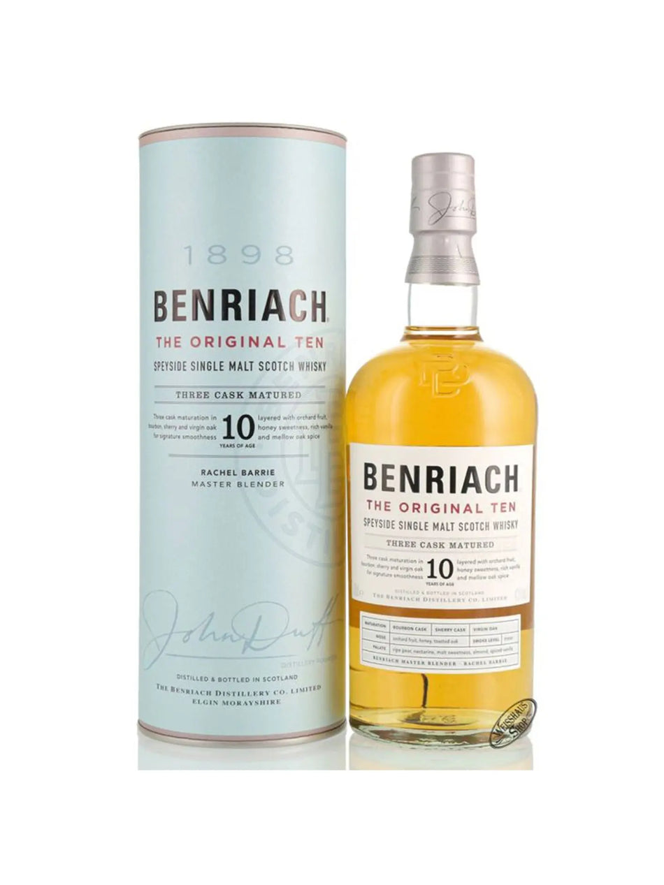 Whisky Single Malt 'The Original Ten' Benriach 10 Anni 43% 70cl Astucciato Benriach