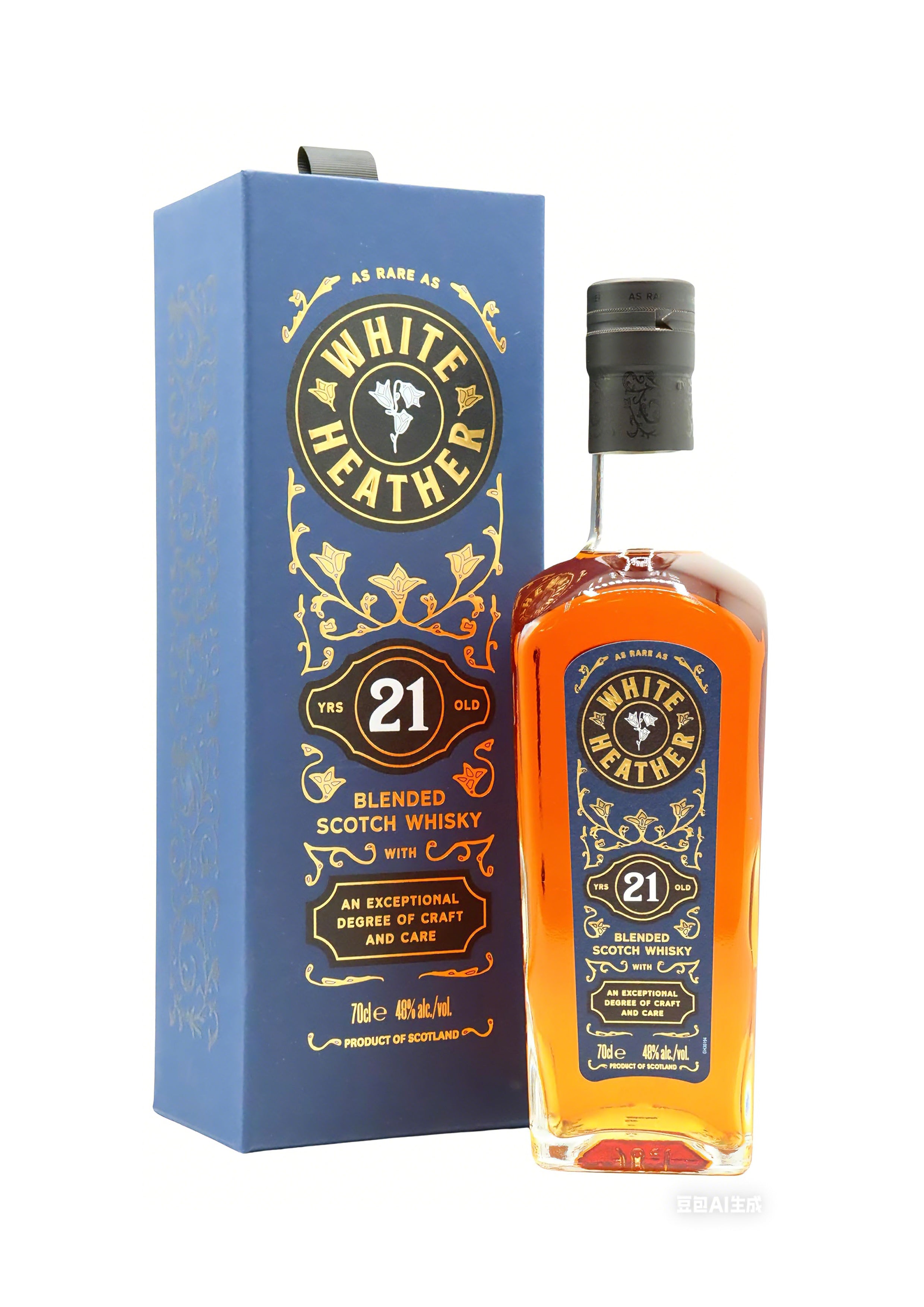 White Heather 21 Y.O. – Blended Scotch Whisky 70cl 48% Astucciato