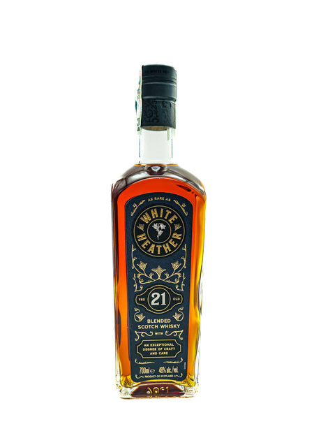 White Heather 21 Y.O. – Blended Scotch Whisky 70cl 48% Astucciato 1