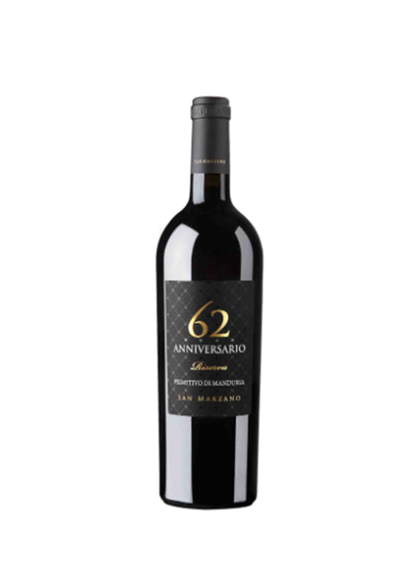 Primitivo di Manduria Riserva Anniversario 62 San Marzano 2018