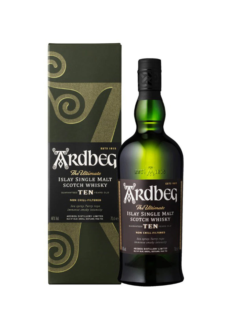 Ardbeg Ten 10 Y.O. Islay Single Malt Scotch Whisky 46% Vol 1000ml