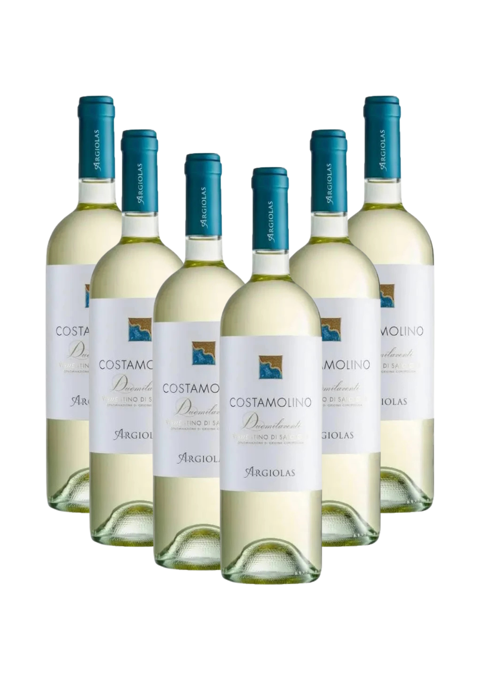 Vermentino di Sardegna DOC Costamolino 2023 Argiolas 6 Bottiglie