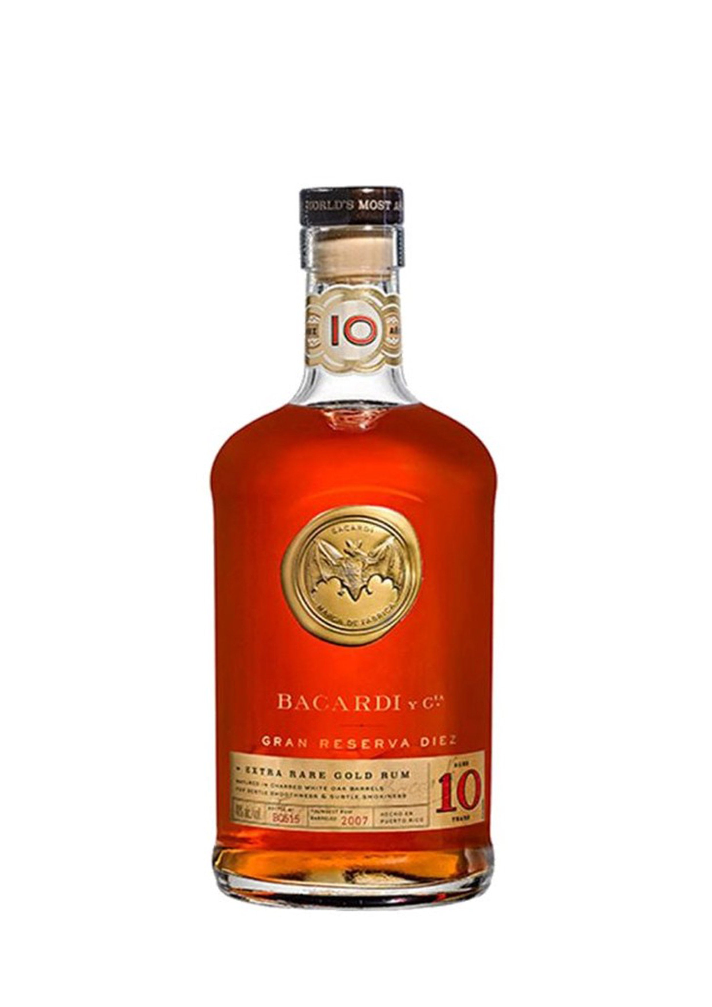 Bacardi Gran Reserva Diez 40% 70cl