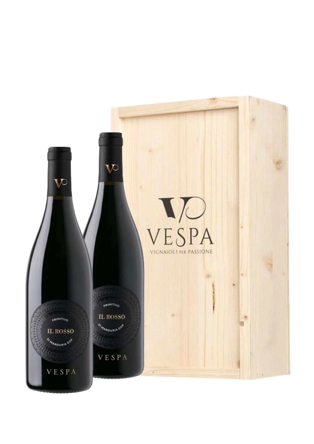 Primitivo di Manduria Il Rosso dei Vespa Confezione da Due