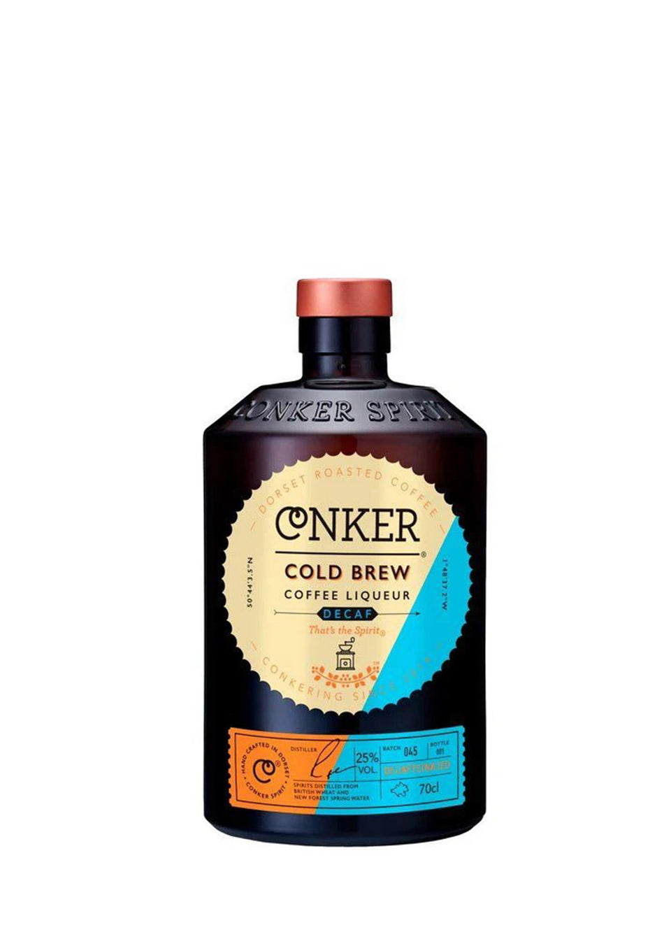 Conker Spirit Cold Brew De-Caf Coffee Liqueur 70cl 25%
