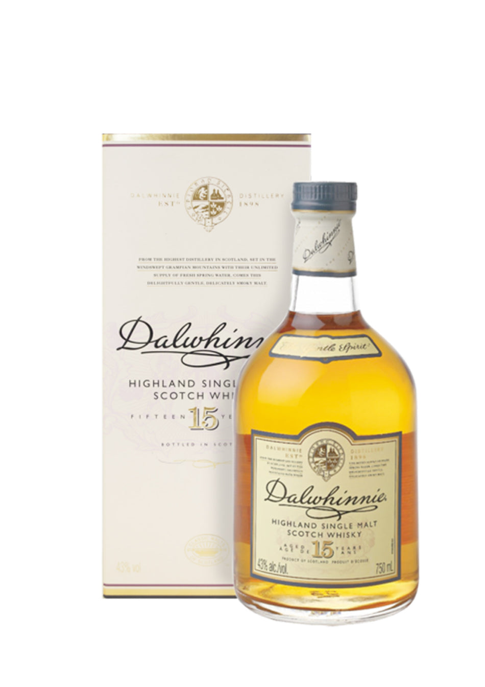 Dalwhinnie 15 Y.O. – Highland Single Malt Scotch Whisky 70cl 43%