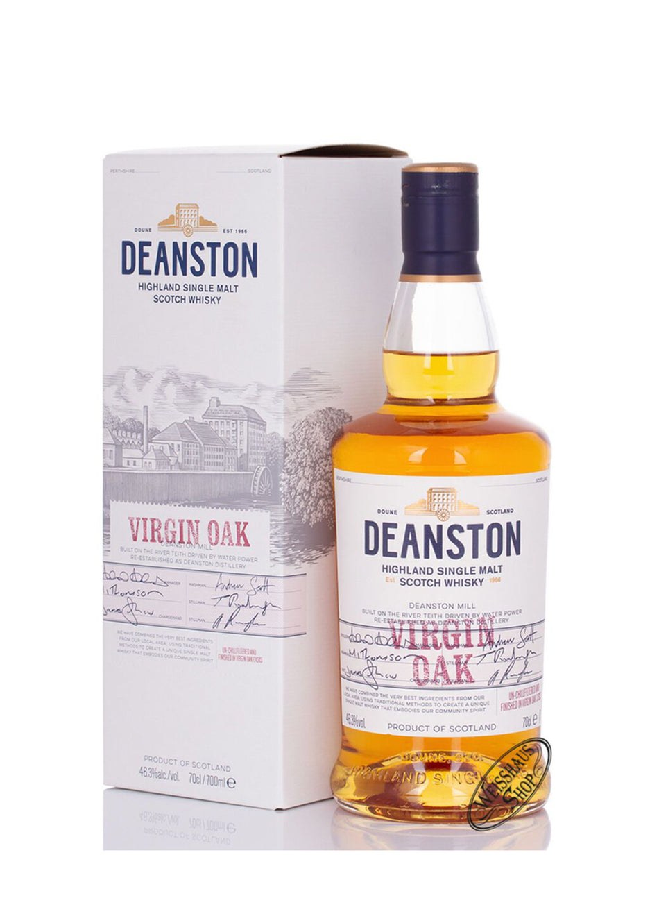 Deanston Virgin Oak – Highland Single Malt Scotch Whisky 70cl 46.3%