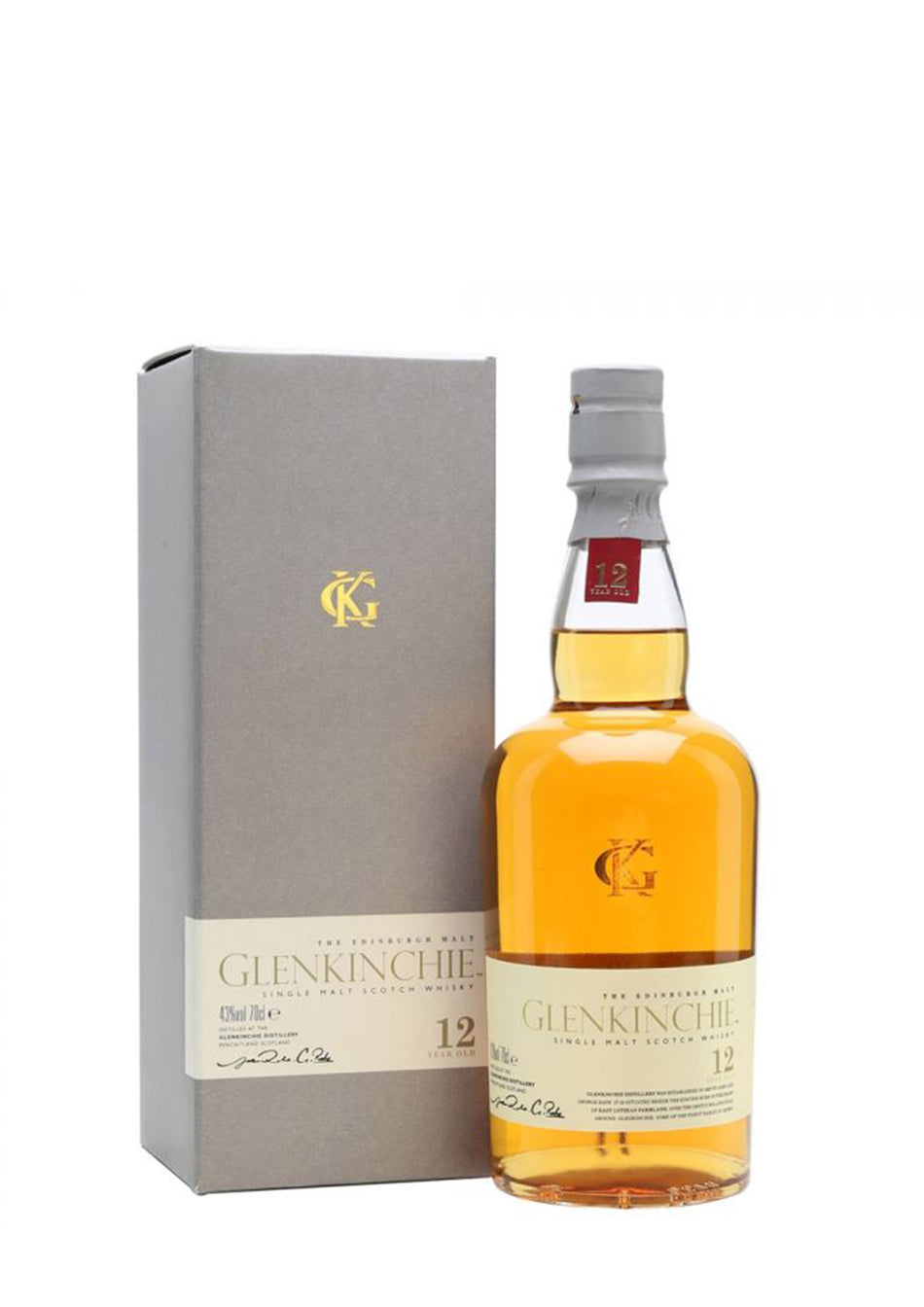 Glenkinchie 12 Y.O. – Lowland Single Malt Scotch Whisky 70cl 43%