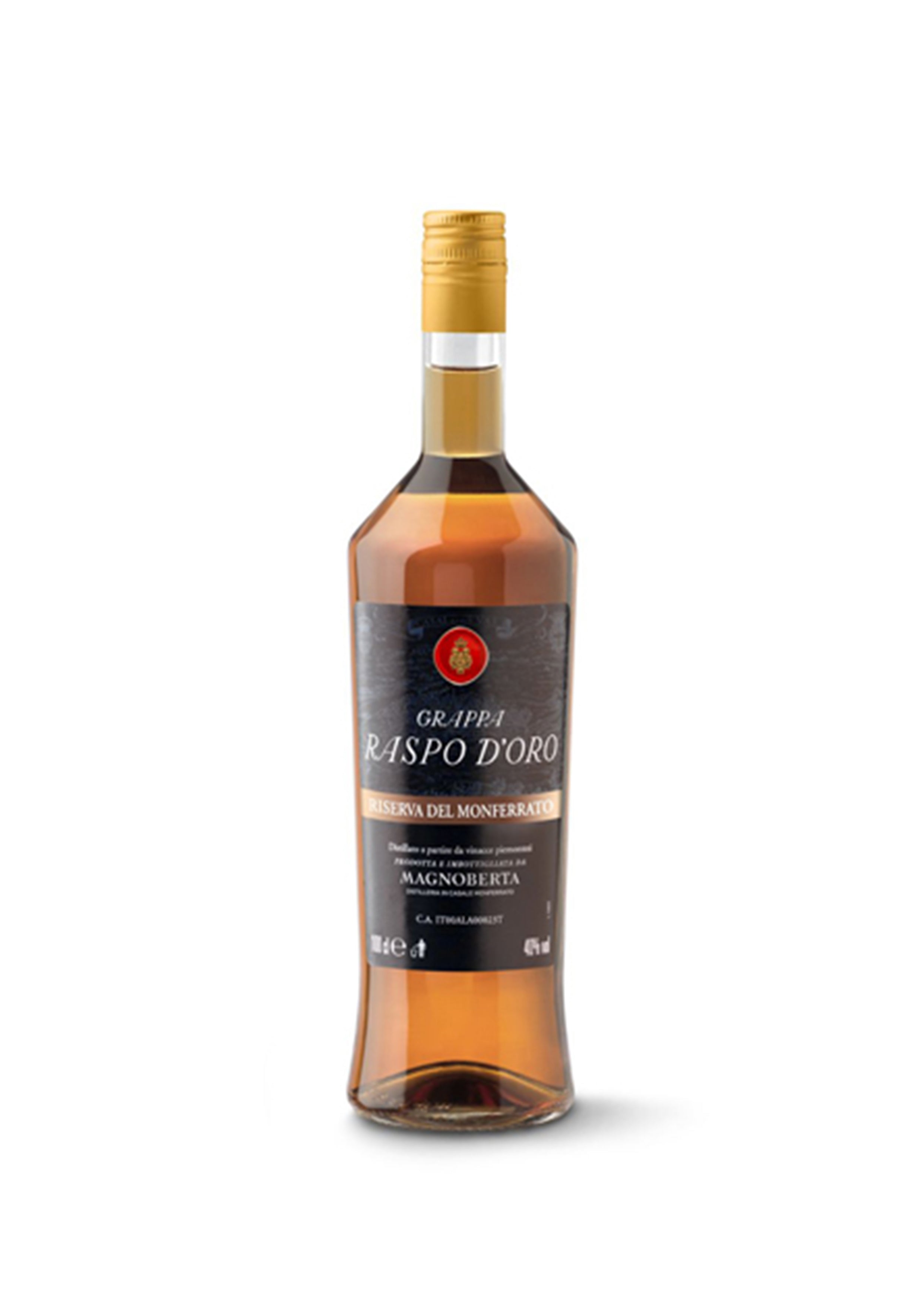 grappa raspo d'oro del monferrato piemontese