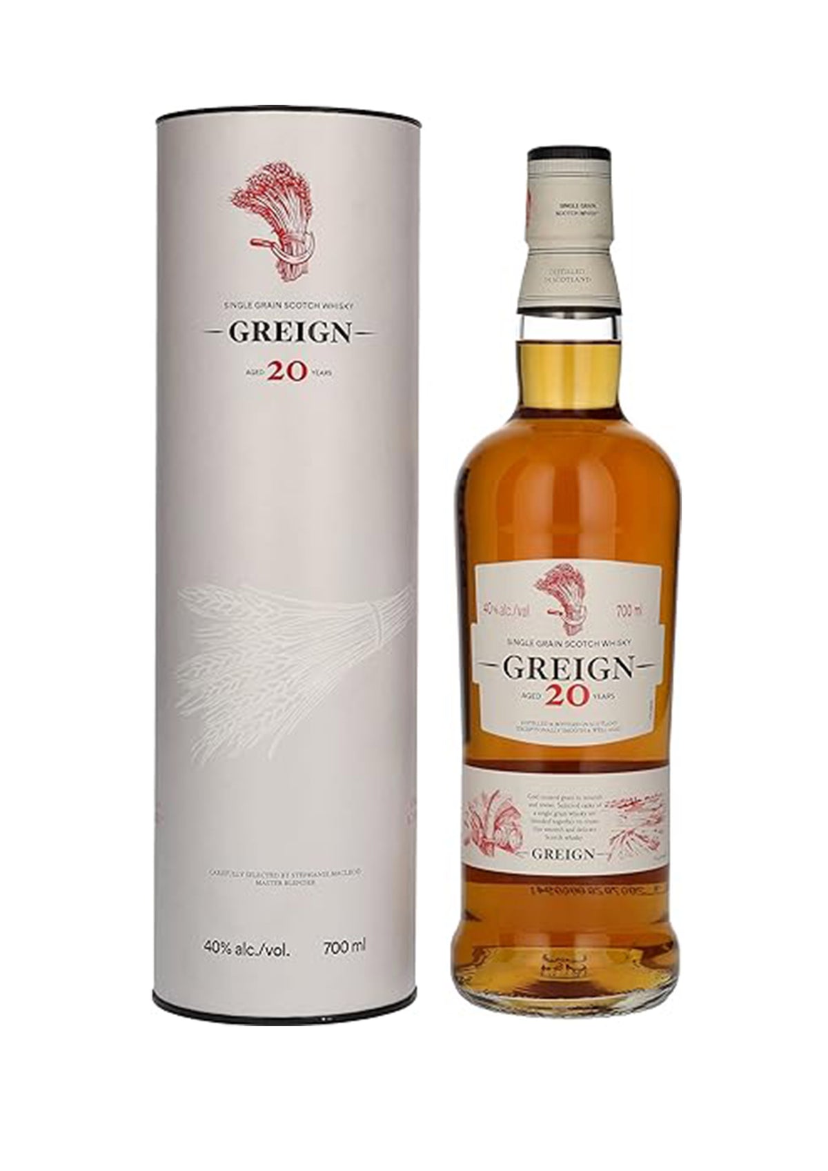 Scotch Whisky Greign 20 Years Old Single Grain 40% 70cl