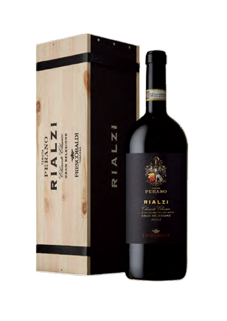 Chianti Classico Gran Selezione DOCG Rialzi 2019 Cassa Legno Magnum Tenuta Perano Frescobaldi 1.5L