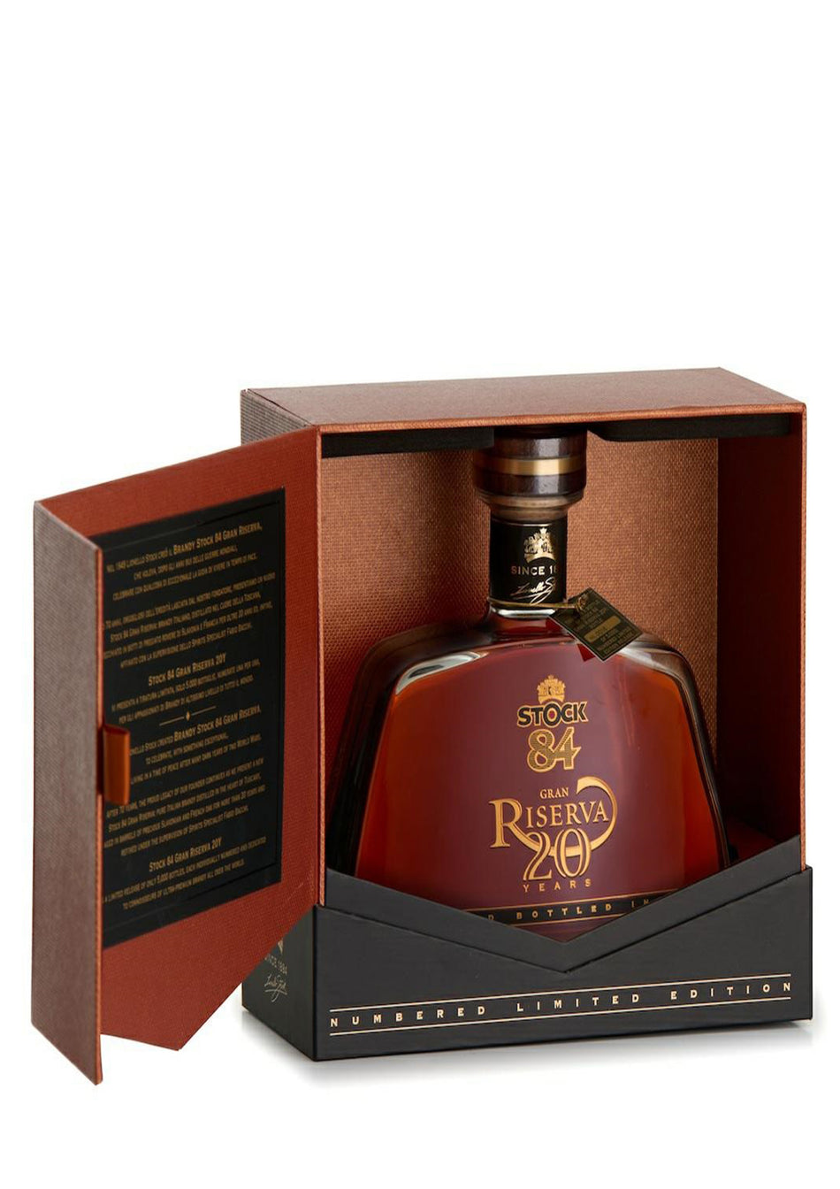 stock 84 grans riserva brandy 20 anni